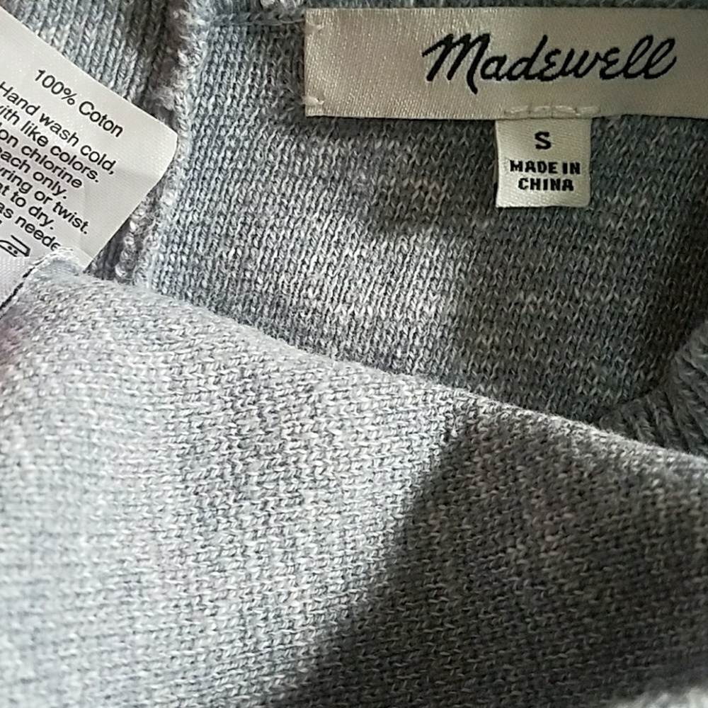 MADEWELL LACE UP BACK SWEATER S - Picture 7 of 8
